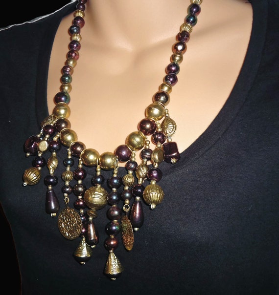 Gypsy Necklace, Boho Necklace, Vintage Necklace, … - image 5