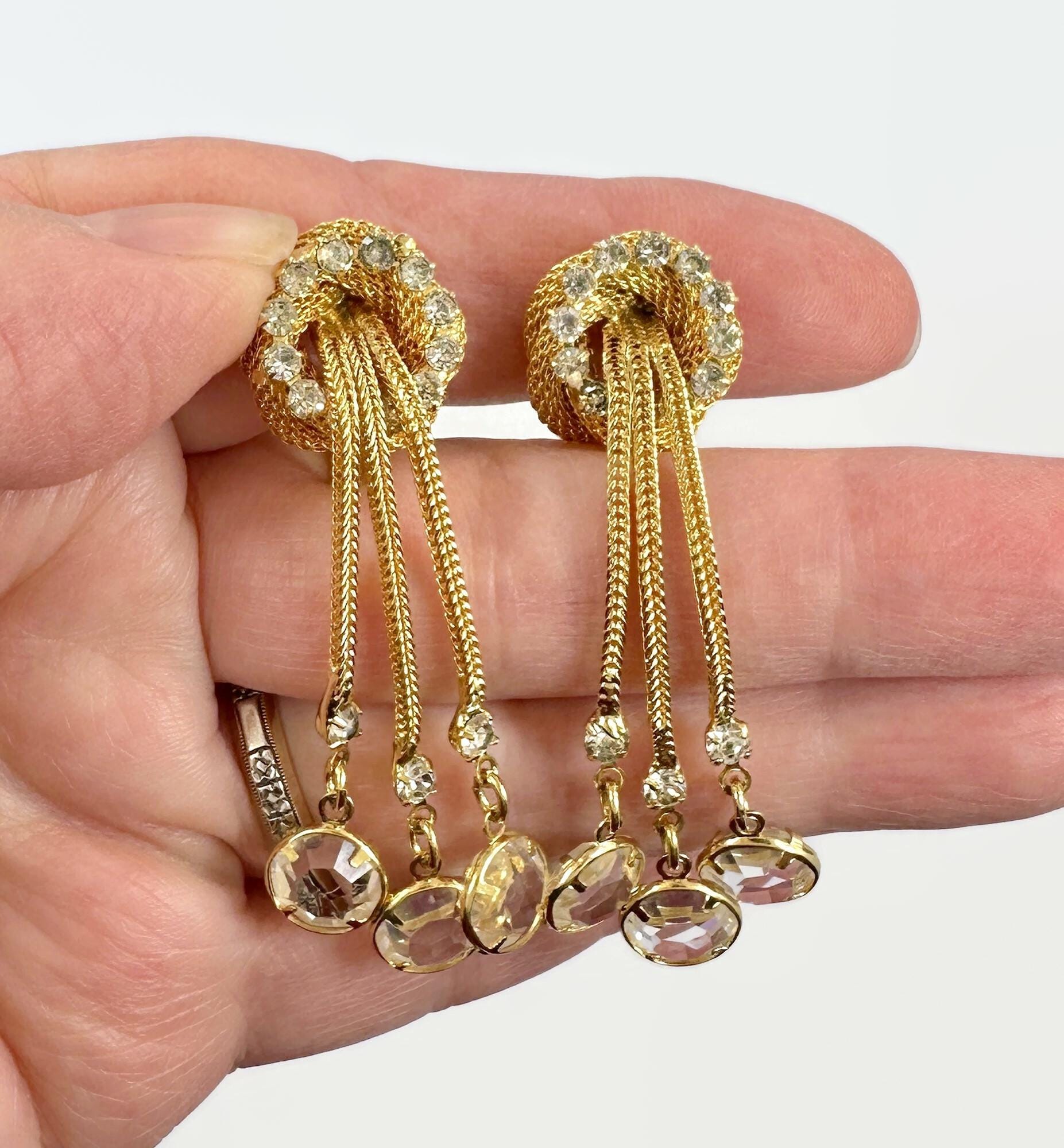 Orecchini Clip-on Retrò Anni '60 – Dischi Martellati Oro Opaco – Stile Boho Vintage - Foto 4