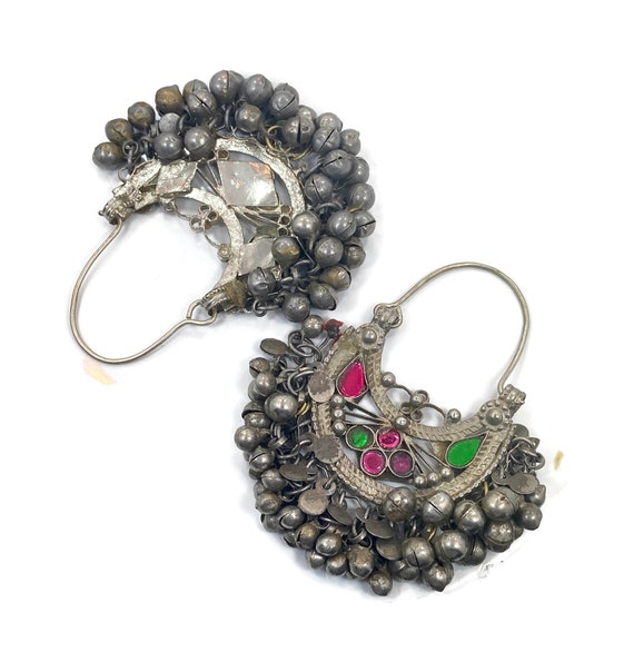 Hoop Earrings, Afghan, Kuchi Earrings, Jewels, Vi… - image 3