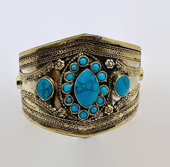 Afghan Bracelet, Kuchi Jewelry, Vintage Bracelet,… - image 4