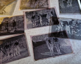 Molti negativi di pellicole d'epoca, vari lotti di matrimoni, vacanze, fidanzamenti, comunioni, caccia, persone in posa, vintage