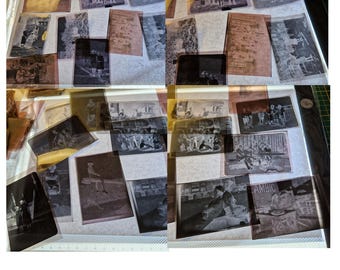 Molti negativi di pellicole d'epoca, vari lotti di matrimoni, vacanze, fidanzamenti, comunioni, caccia, persone in posa, vintage