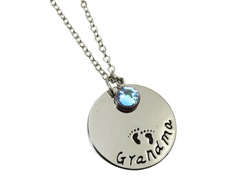 Collar de abuela - Personalizado, Es un niño, Es una niña, nietos, abuela