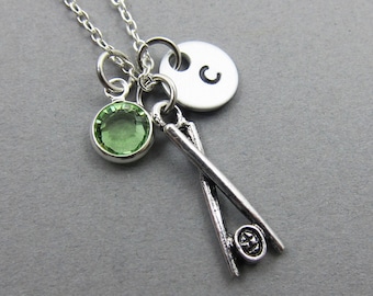 Sushi Chopsticks Necklace - Japanese Asian miniature food, Personalized Initial Name, Customized birthstone