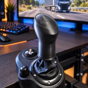 Logitech G29/G920 Ergonomic Heavy-Duty Truck/Farm Sim Gear Shifter Upgrade V2