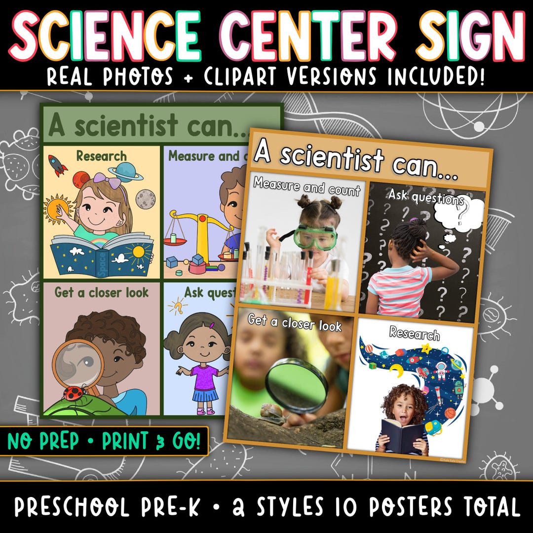 Science Classroom Poster: STEM Learning, Preschool Decor - Etsy