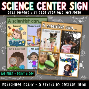 Science Classroom Poster: STEM Learning, Preschool Decor