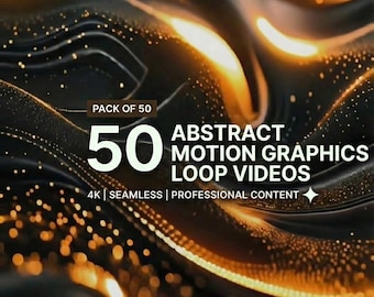 Abstract Motion Graphics Loop | Aesthetic Digital Background | 4K Animated Video