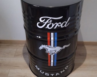 Mustang barrel table, high bar table