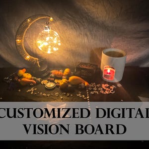 Tablero de visión o estado de ánimo personalizado / Tablero de visión / Tablero de estado de ánimo / Tablero de visión personalizado / Cree su propio tablero de visión / Manifestación