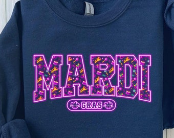 Mardi Gras Sweatshirt, Mardi Gras Tshirt, Mardi Gras Shirt, Fat Tuesday Shirt, Fat Tuesday Tshirt, Mardi Gras Party, Mardi Gras Carnival