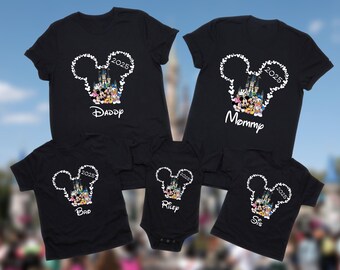 Personalized Disney 2025 Family Trip Shirts, Disney Castle Shirts, Disney Family Shirts, Disneyworld Shirts, Magic Kingdom Shirts