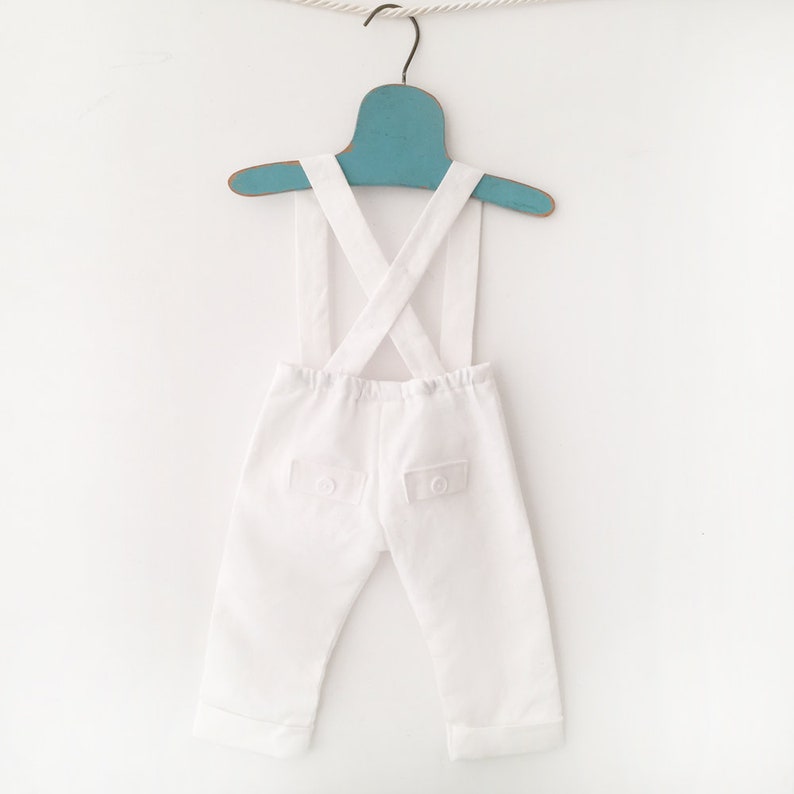 Winter White Linen Christening Suit Boy Baptism Outfit Linen Etsy