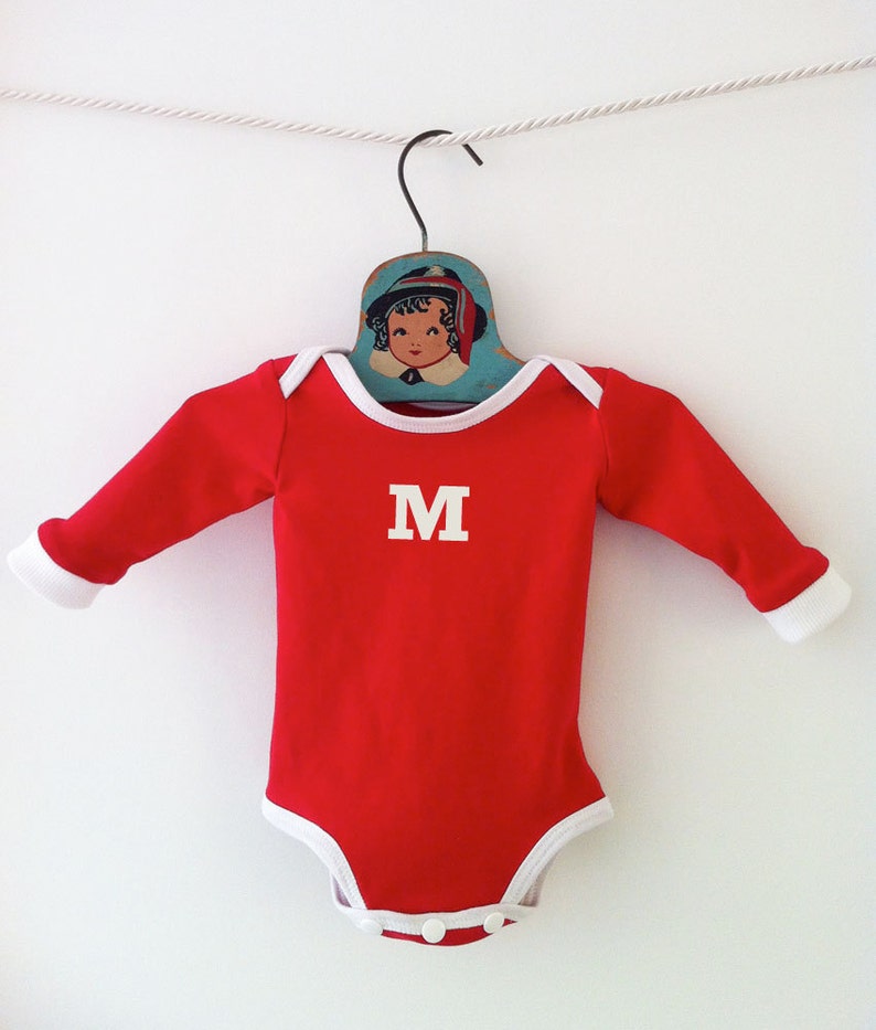 Monogrammed Christmas Pajamas  Personalized Pajama Set  image 1