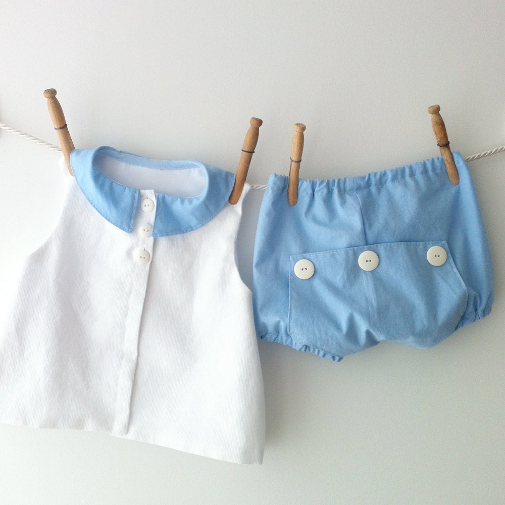 2 Piece Cotton Diaper Set Cute Baby Set Baby Girl Boy Diaper Etsy