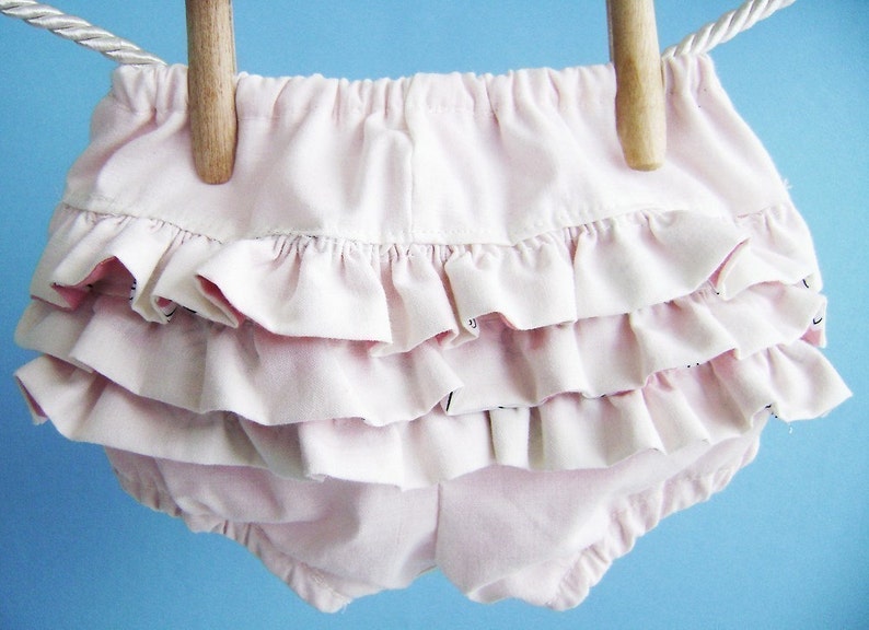 Pink Baby Girl Ruffled Bloomers Todller Bloomers Ruffle Etsy