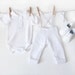 Boys Baptism Outfit • Baby Boy White Seersucker Christening Outfi • Boy Baptismal Suit • Dedication Outfit • Toddler Blessing Clothes 