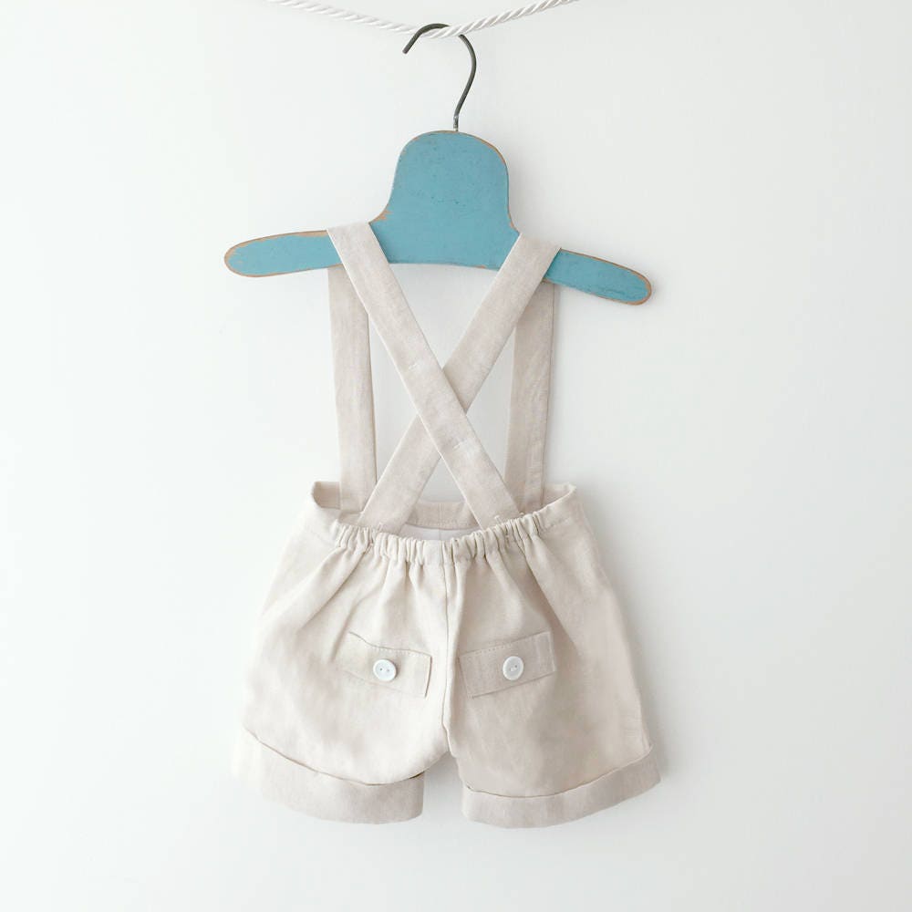Baby Boy Linen Outfit Toddler Linen Suit Natural Linen Etsy