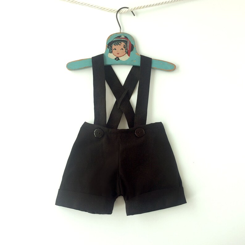 Boys Tuxedo Linen Shorts Baby Boy Wedding Outfit Baby Tuxedo Etsy