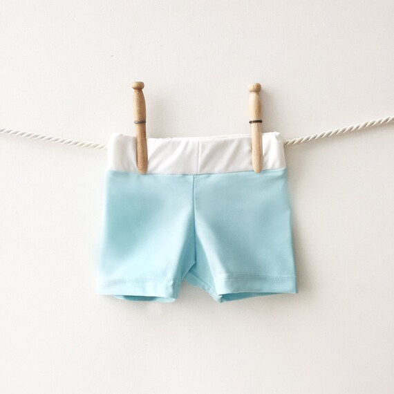 light blue swim skirt