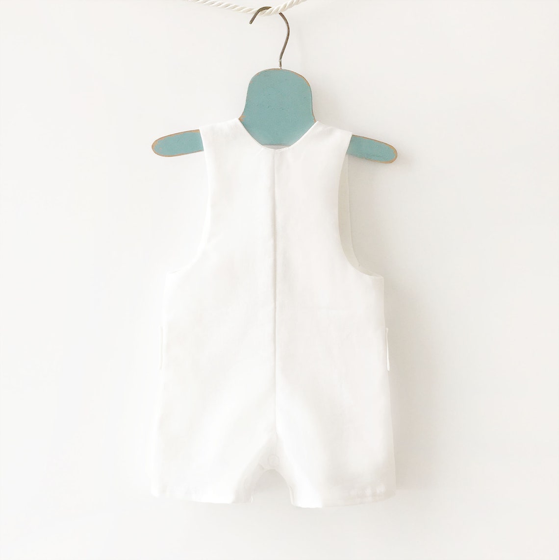 Baby Linen Overalls Toddler Boy Clothes Boys Baptism Outfit Etsy