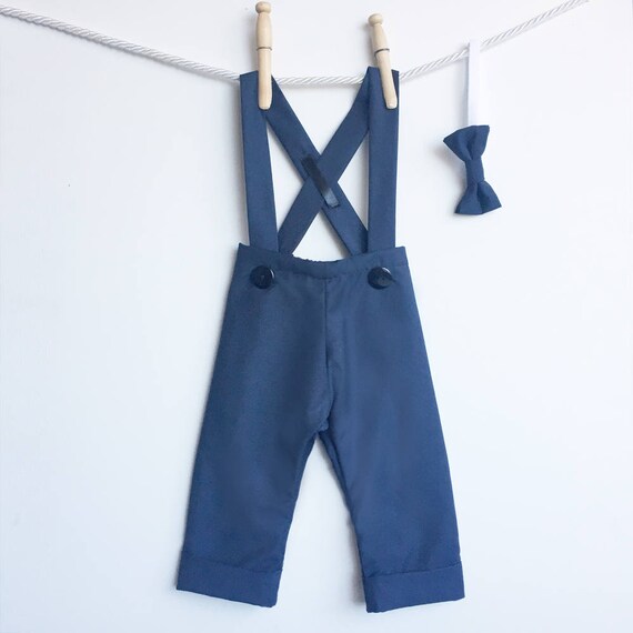 Boys Navy Blue Dress Pants Ring Bearer Pants Fall Wedding Etsy