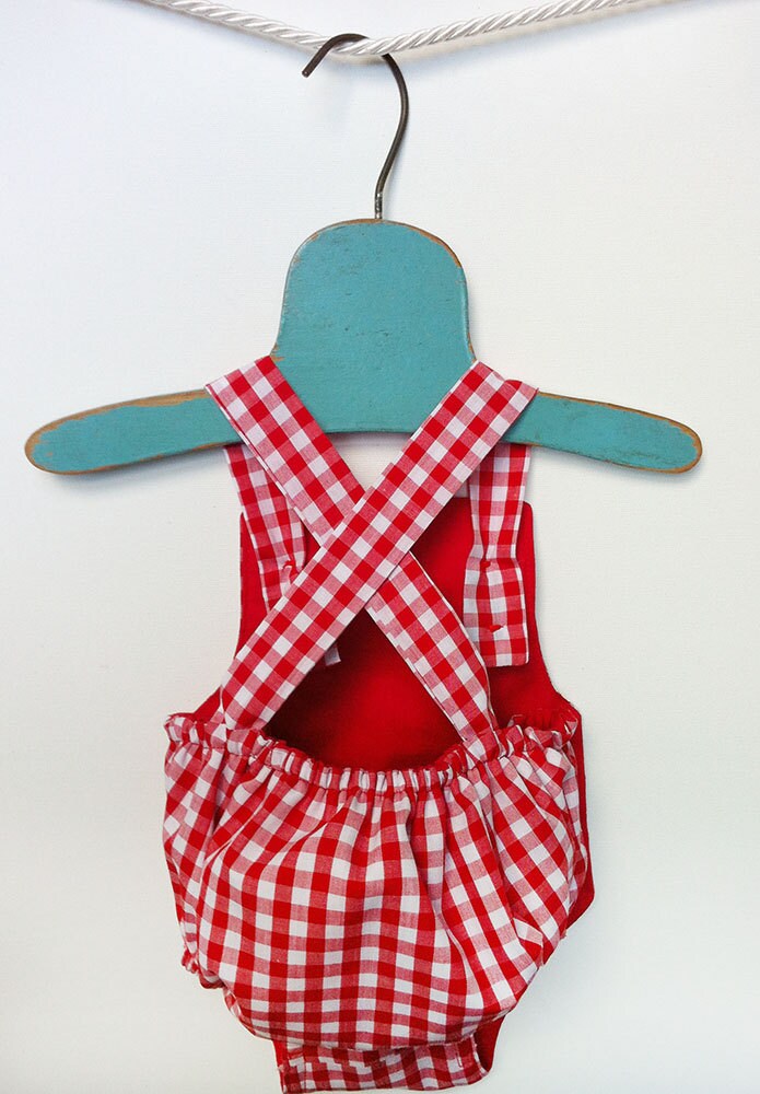 Toddler Girl Gingham Romper Easter Romper Baby Toddler Etsy