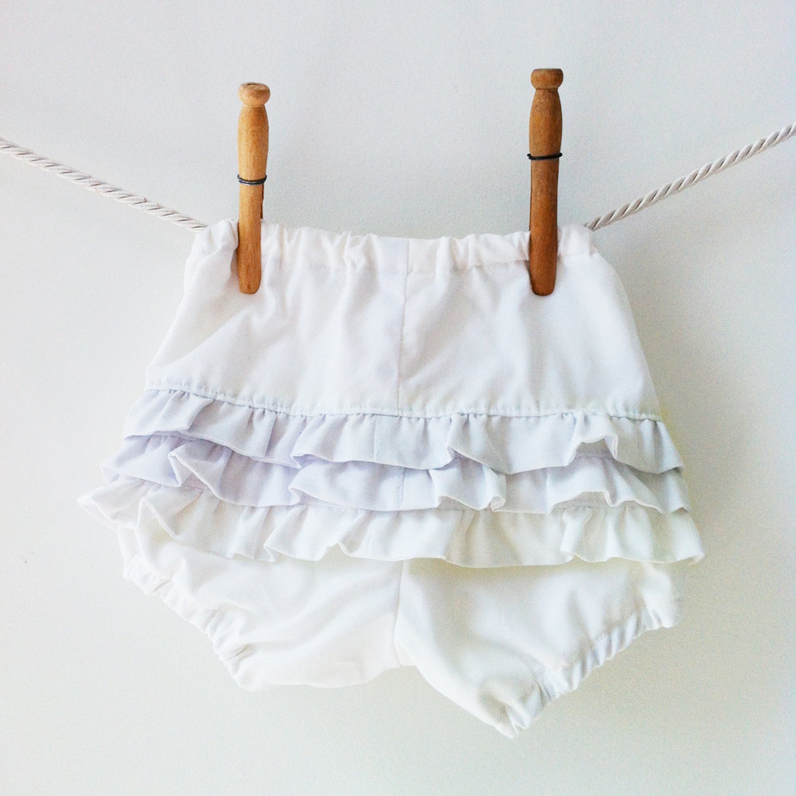 Cotton Frilly Bloomers Ruffle Baby Bloomers Baptism Etsy