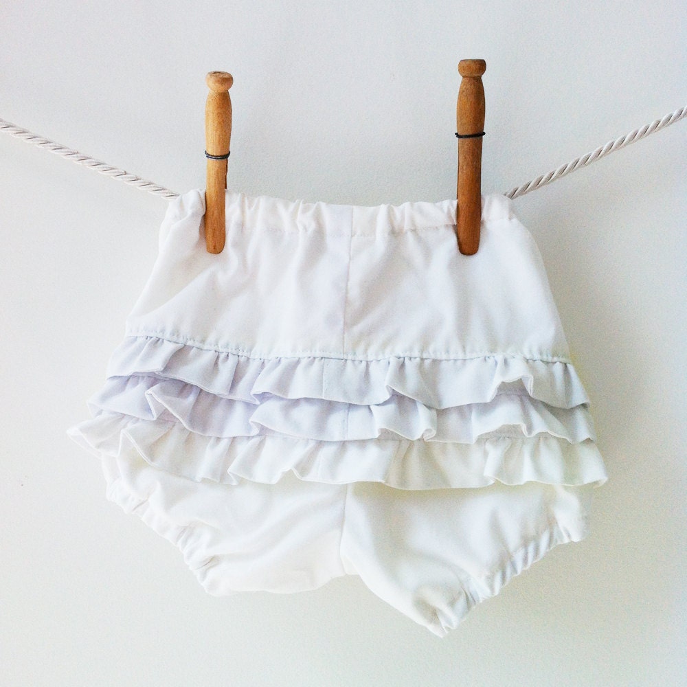 Alimrose Ruffle Bloomers With Headband 6-12 Months (Medium