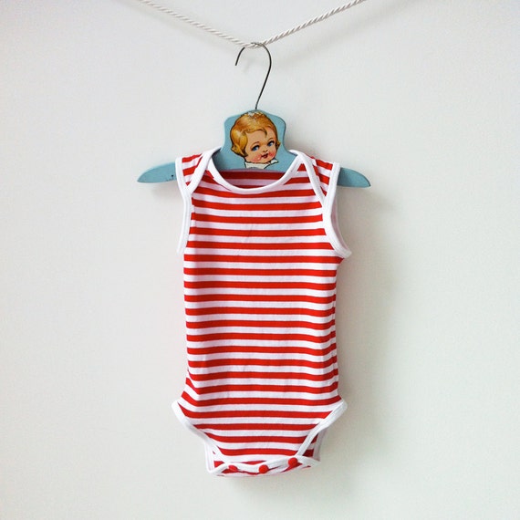 red newborn onesie