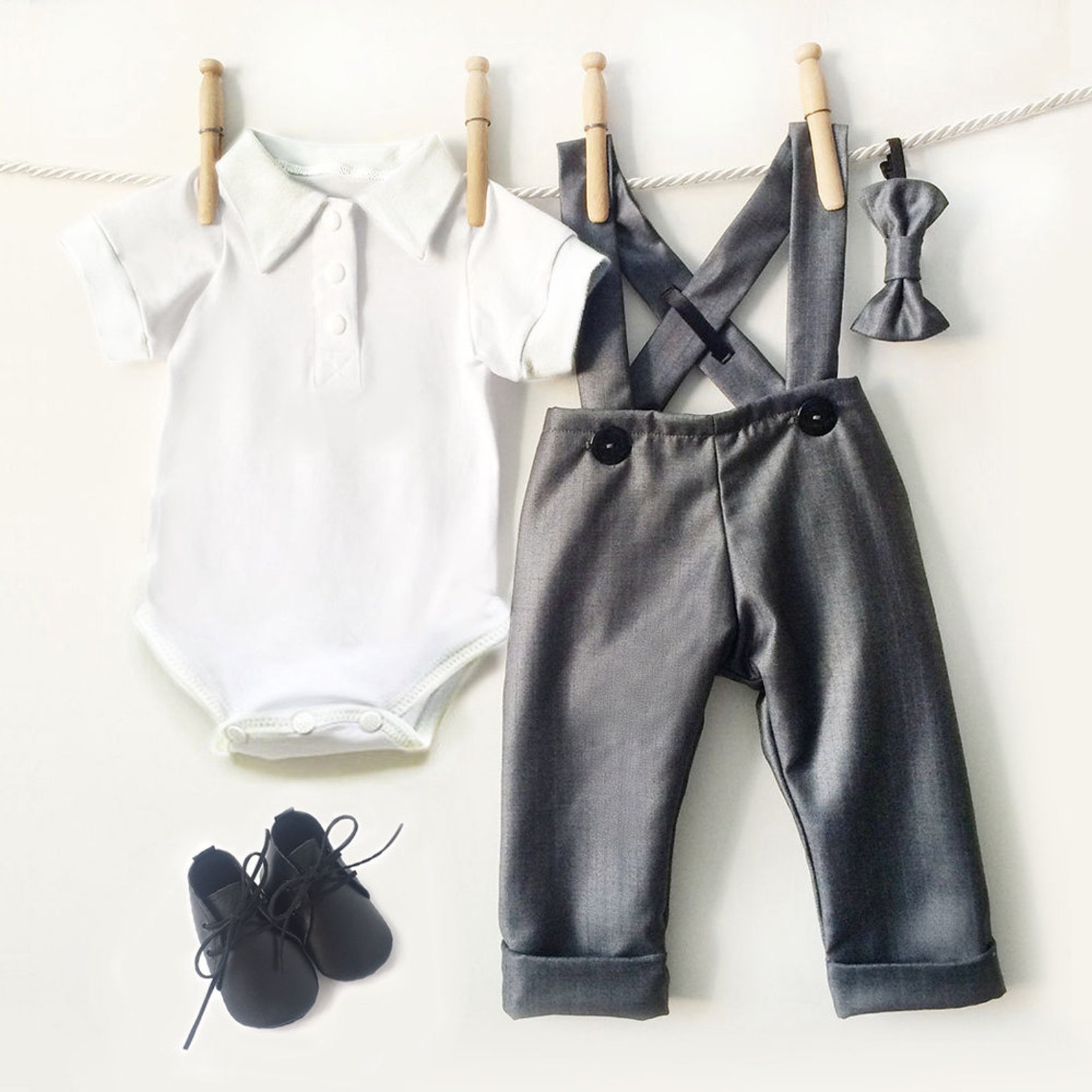 Baby Boy Dressy Outfit Page Boy Outfit Boys Formal Wear Etsy