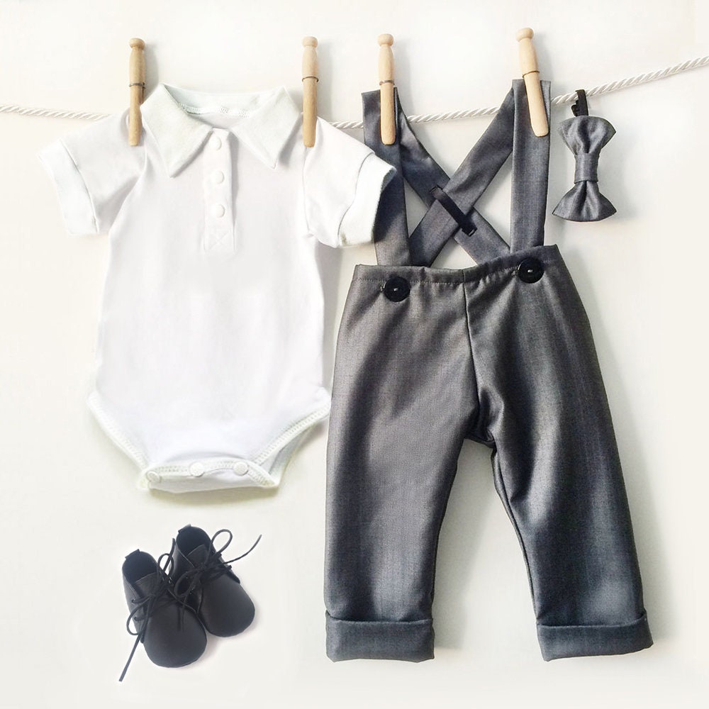 Baby Boy Dressy Outfit Page Boy Outfit Boys Formal Wear Etsy
