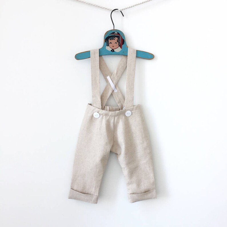 Baby Boy Linen Outfit Toddler Linen Pants Ring Bearer Outfit Etsy