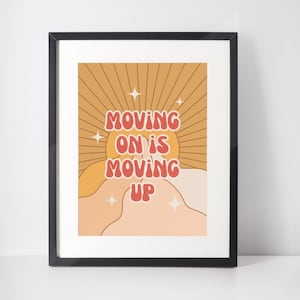Positive Affirmations Poster Wall Art, Inspirational Motivational Quote Print, Home Office Decor, Self-Care Gift