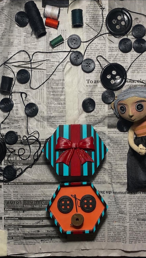 Coraline Inspired Clicker Replica | 3D Printed Movie Inspired Prop  | Trinket | Collectible Cosplay Accessory | Gift for your little doll