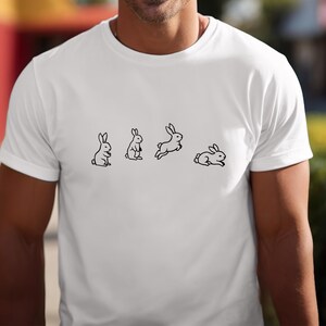 Bunny Shirt, Cute Rabbit T-Shirt, Easter Shirt, Cute Bunny Shirt, Easter Bunny Shirt, Rabbit Lover Gift, Cute Easter Shirt, Bunny Lover Gift