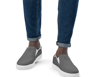 Ręcznie robione, spersonalizowane, płócienne buty męskie wsuwane