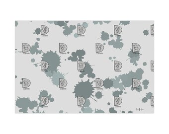 Papier do pakowania prezentów z ręcznie robionym wzorem