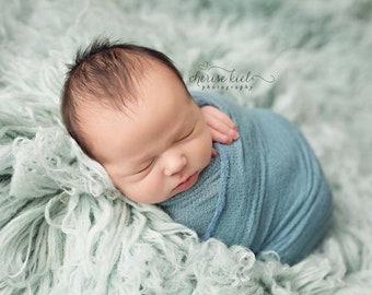 New Arrival Newborn Baby Photography Prop Stretch Wrap Knit Swaddle Wrap Blanket