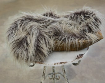 Faux Fur Newborn Boy Props, Sheepskin Fur Baby Photography Props, Faux Flokati Fur Basket Stuffer, Newborn Photo Prop