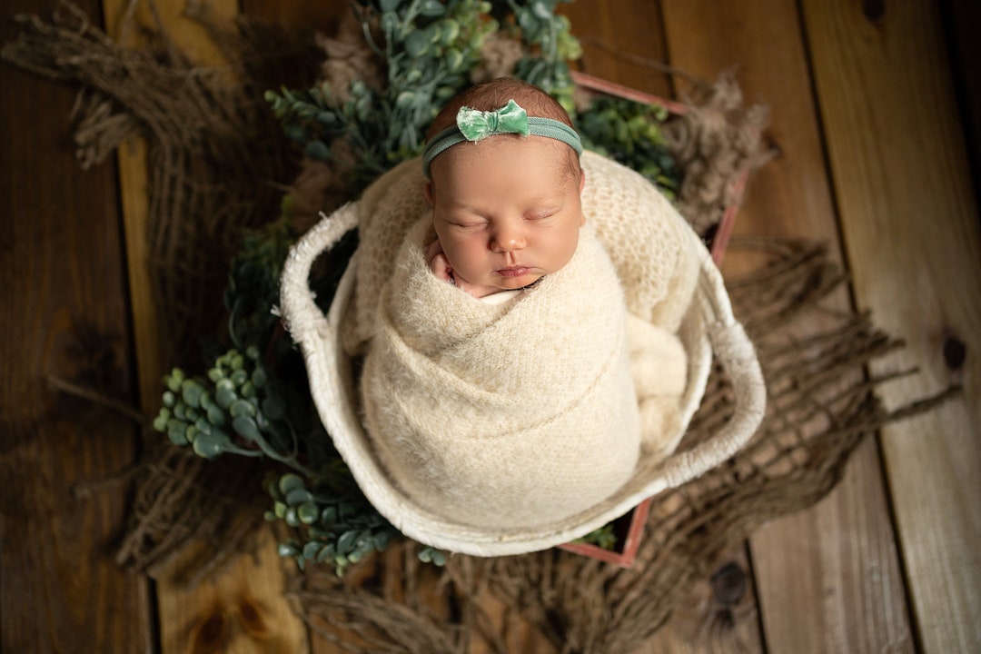 Newborn Photo Prop, Boy Baby Wrap Photo Prop, Swaddle Wrap Photography