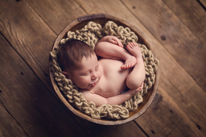 Home Decor Rustic Newborn Boy Photography Props Custom Photo Props Sitter Twins Large Wood Bowl Newborn Boy Wood Bowl Baby Photo Prop