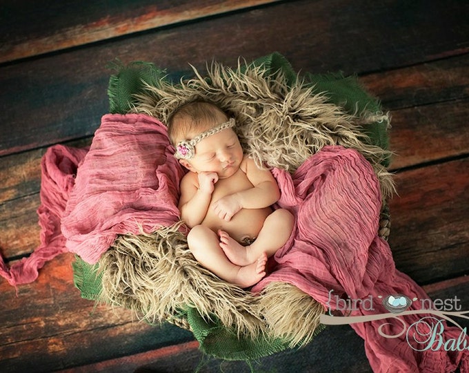 Berry Cheesecloth Layers Newborn Photo Props swaddling and Etsy