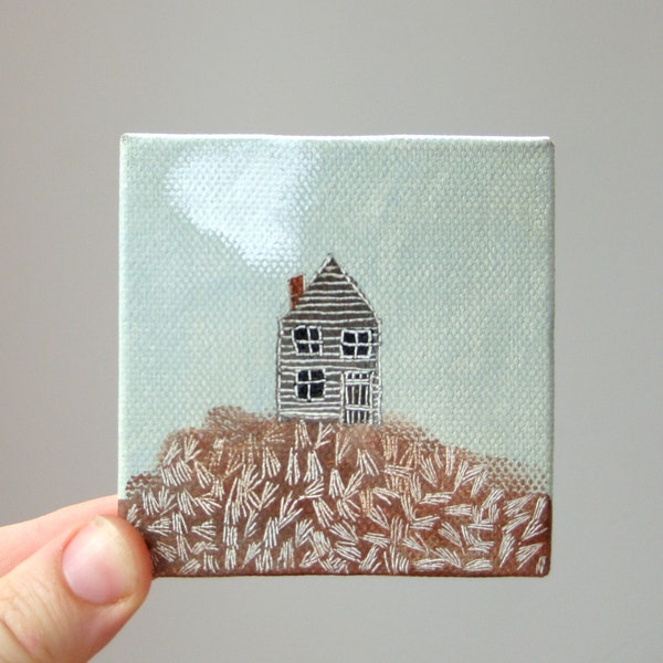 tiny cabin no. 8 / original painting on canvas