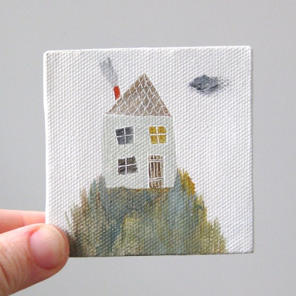 tiny cloud / original painting on canvas