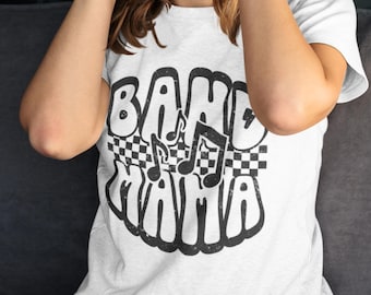 Band Mama Retro Music Shirt, Music Mom Tee, Mother's Day Gift