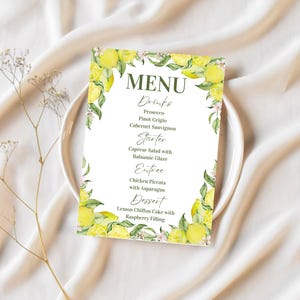 Menu principal do chá de panela Squeeze