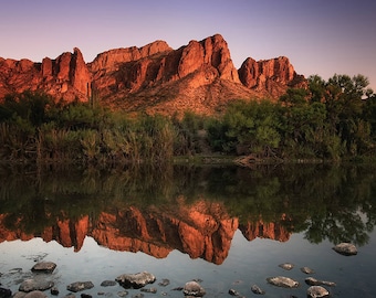 Reflections - Lower Salt River, Arizona