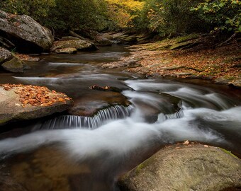 Fall Cascade, NC Autumn Creek