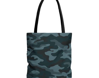 Camouflage Tote Bag: Stylish 16x16 Everyday Reusable Bag